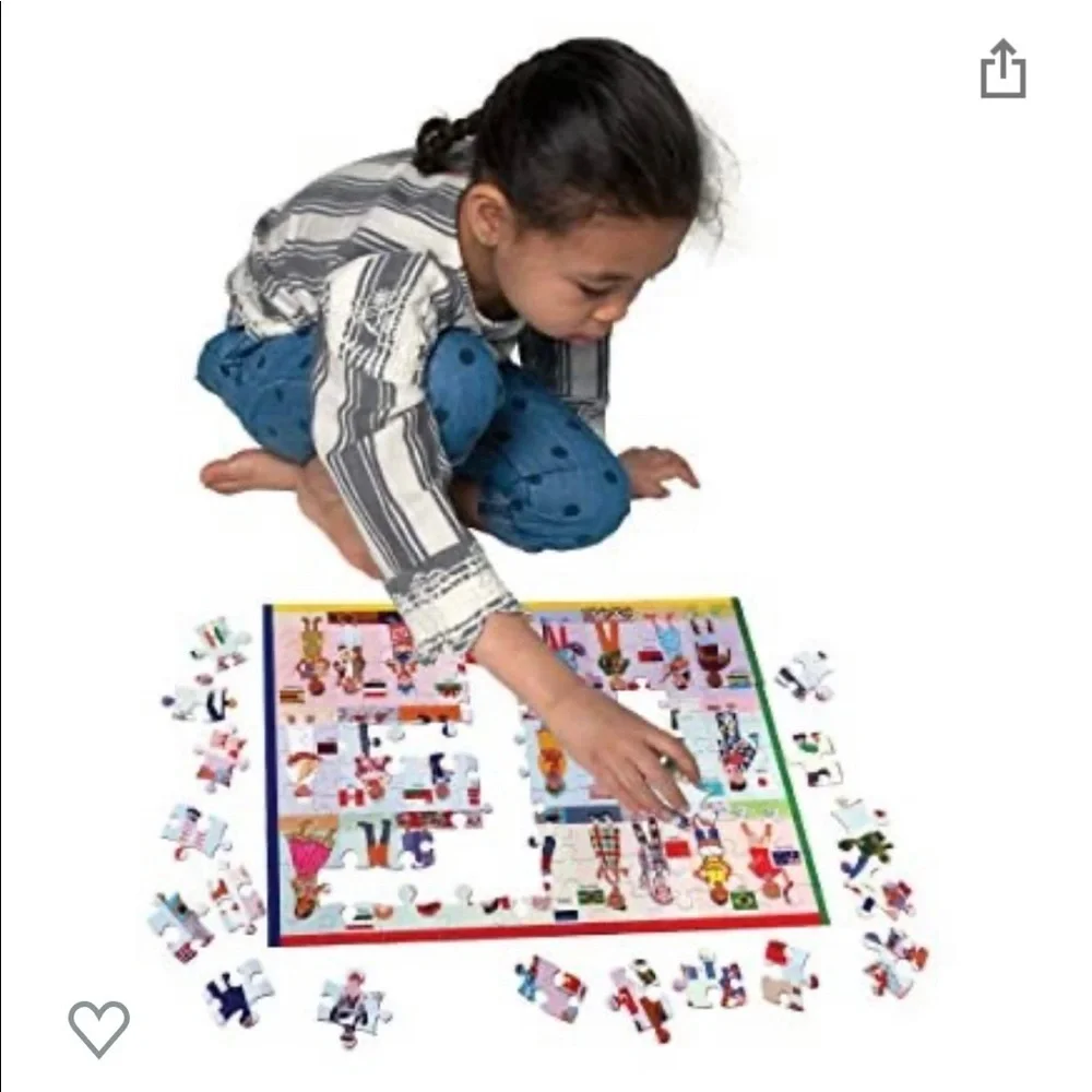 Children of the WORLD  100 piece puzzle. 5+age box never opened